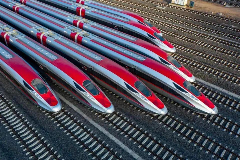 ?雅萬高鐵動車組。中國中車供圖。